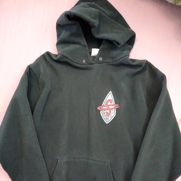 90s Vintage Santa Cruz Surf Shop Hoodie/Sweatshirt - Picture 1 of 12